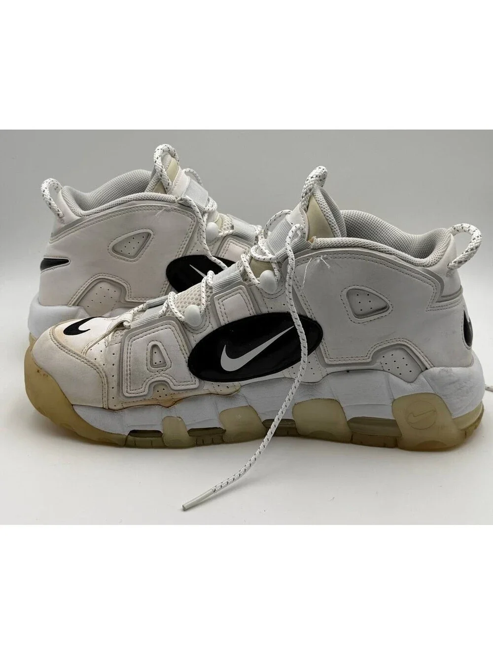 Nike Air More Uptempo 96 White Black Photon Dust Men US 11.5 DQ5014-100